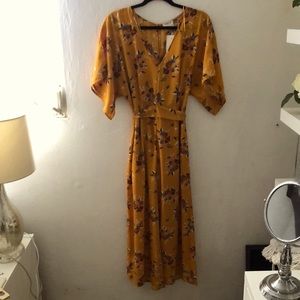 Floral Midi Jumpsuit